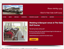 Tablet Screenshot of oakleafrestaurant.com